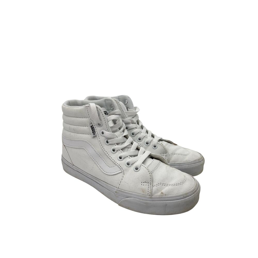 Vans Filmore Hi Sneakers Women US 7 White High Top Canvas Good